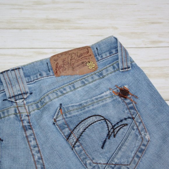 LUCKY BRAND DENIM SHORTS Size 12 Cut offs - Picture 4 of 4